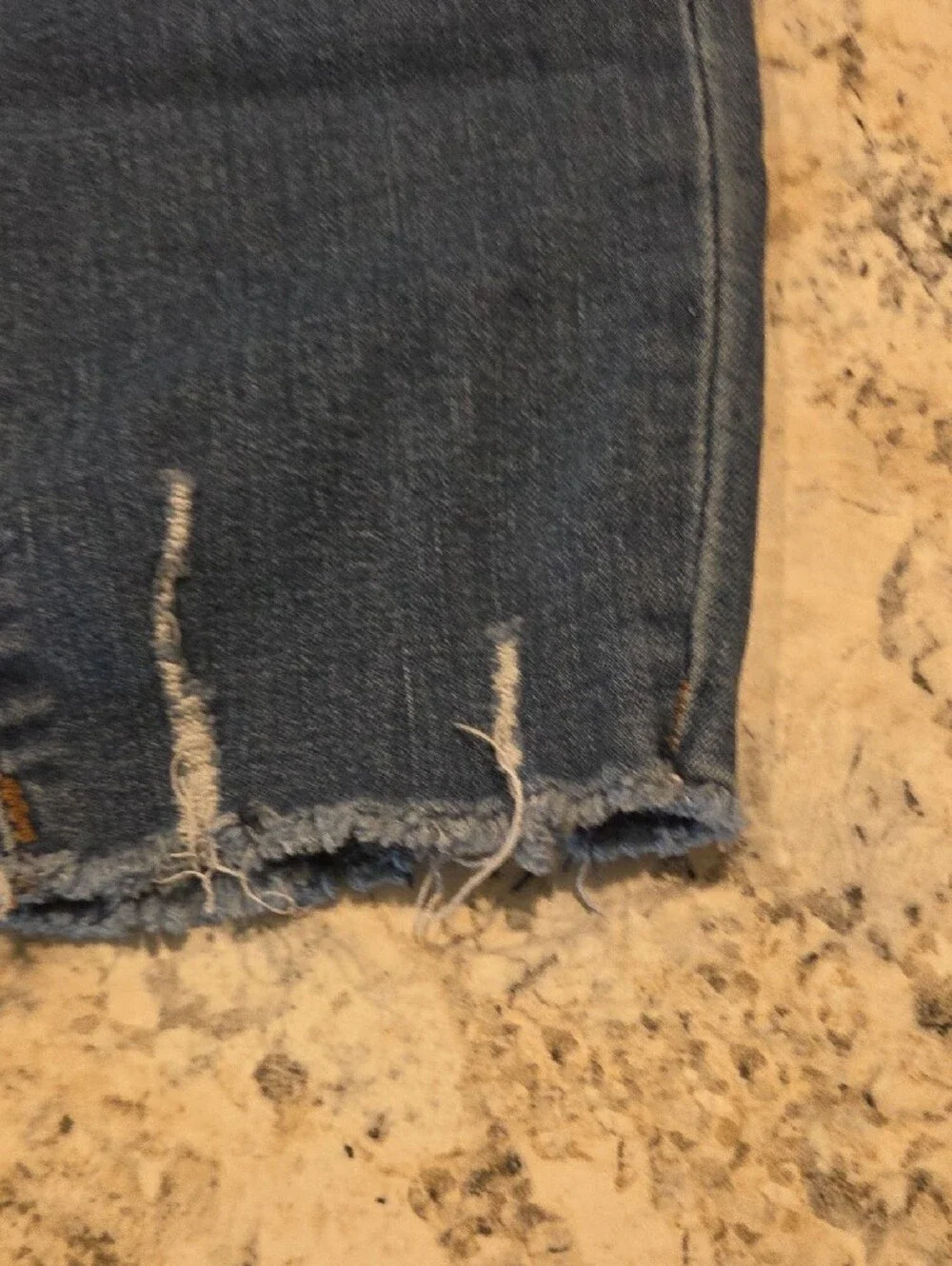 LuLaRoe Women's Light-Mid Blue Denim Skinny Cropped Jeans
